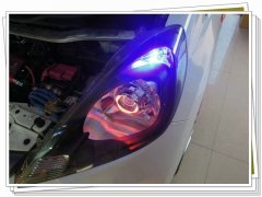 东莞最专业的车灯改装 本田飞度车灯升级