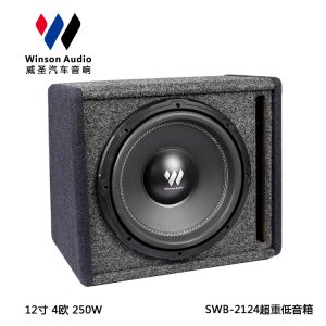 威圣汽车音响 SWB-2124 12寸倒相式超低音箱